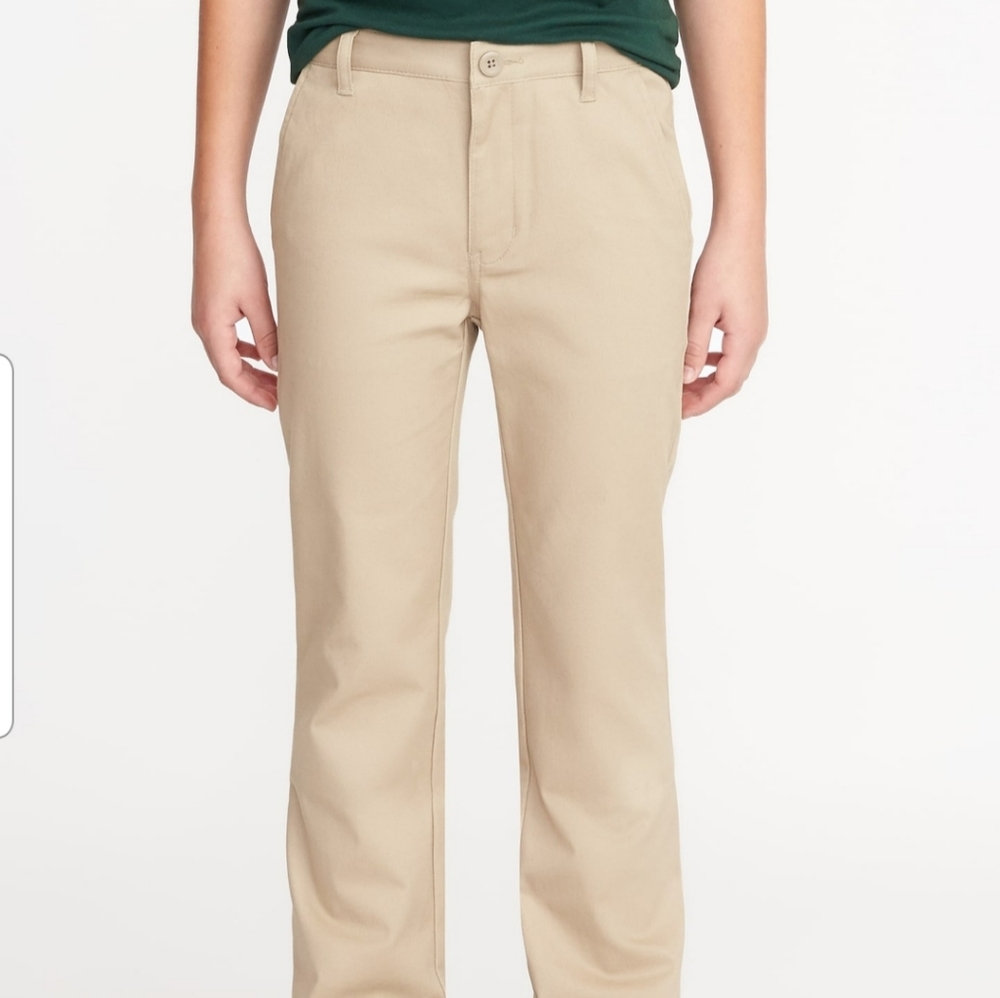 Old Navy Boy’s Uniform Straight Khaki Pants